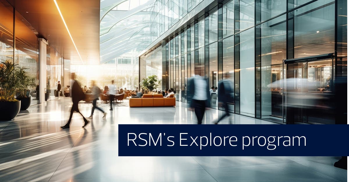 Trainee program | RSM US