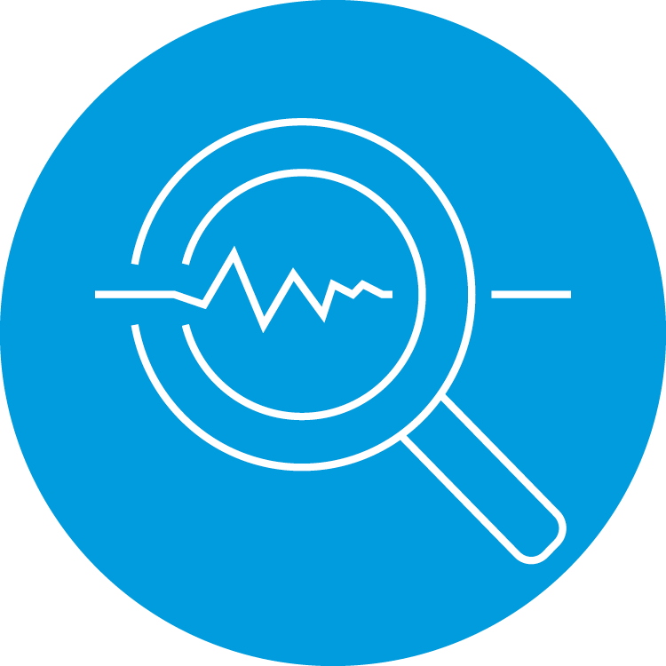 Magnifying glass illustration