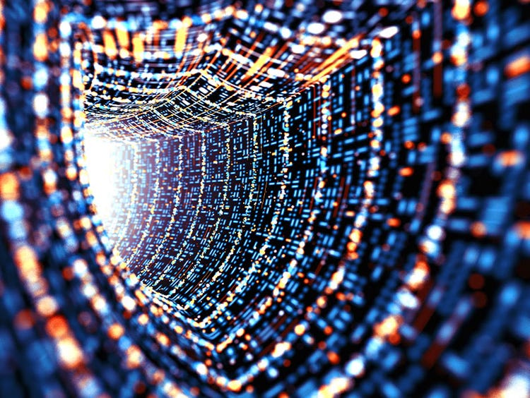 shield tunnel multi color